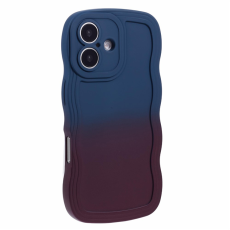 A-One Brand - iPhone 17 Mobiskal Gradient Color TPU - Safir + Mörklila