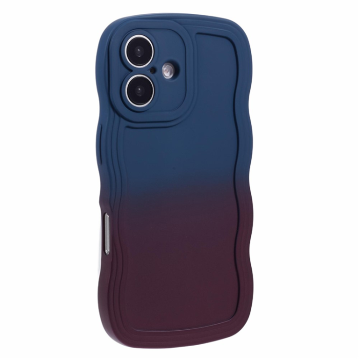 A-One Brand - iPhone 17 Mobiskal Gradient Color TPU - Safir + Mörklila