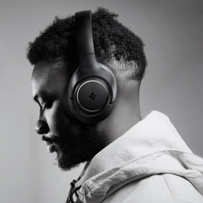 Spigen - Spigen Trådlösa hörlurar On-ear SA2403 Pro - Svart