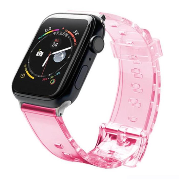 UTGATT - Light Band Apple Watch 6/5/4/3 /2/SE 40mm/38mm - Röd