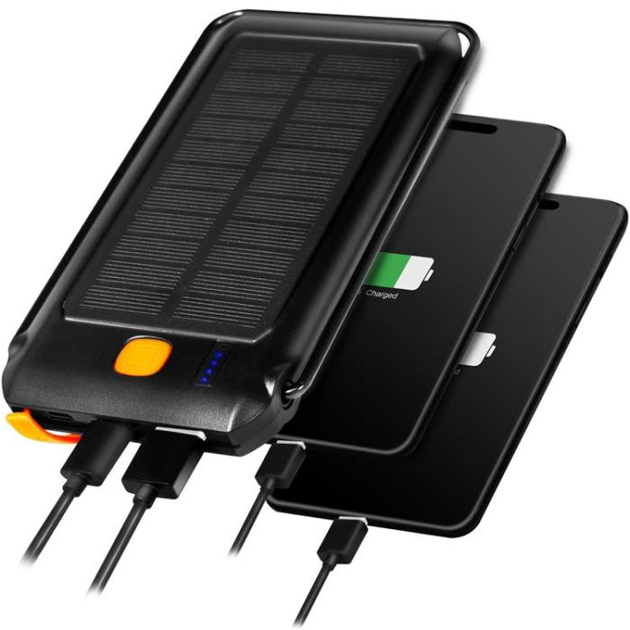 LogiLink - LOGILINK Solcells-Powerbank 10000 mAh PD 18W