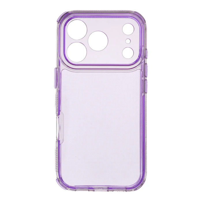 A-One Brand - iPhone 17 Pro Mobilskal Matrix Clear - Ljuslila