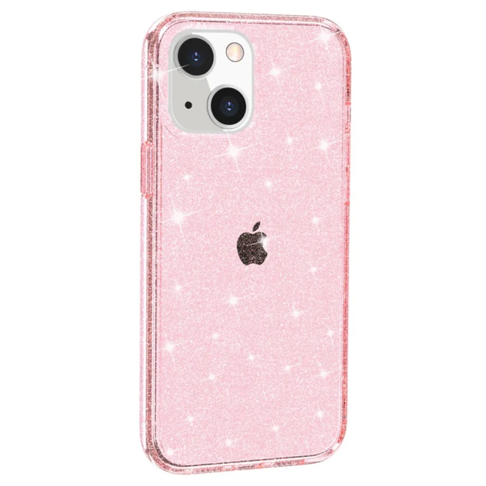 Taltech - iPhone 15 Plus Mobilskal Glittrande - Rosa