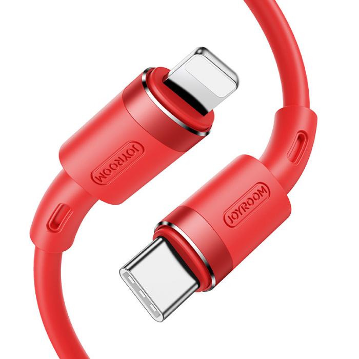 Joyroom - Joyroom USB-C - Lightning Kabel PD 20W 1.2m - Röd