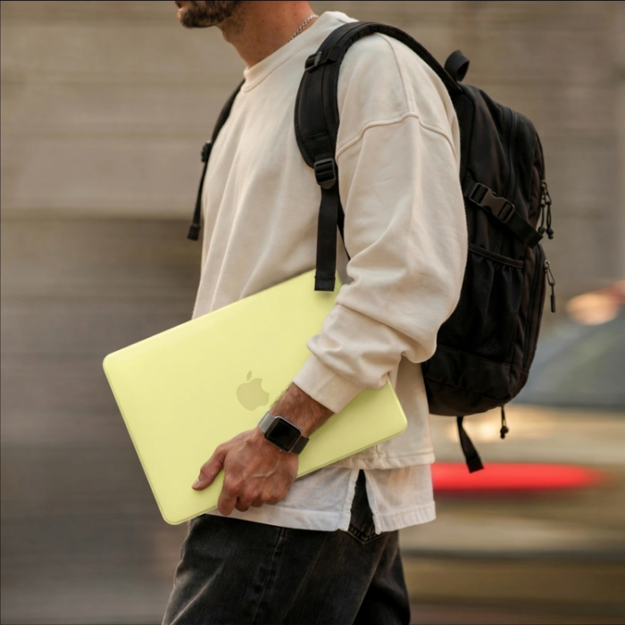 Tech-Protect - Tech-Protect Fodral För Macbook Neo 13 (2026) Soft Shell - Matte Citrus