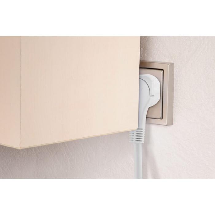Hama - HAMA Förlängningskabel Jordad Inomhus Vit 5.0m