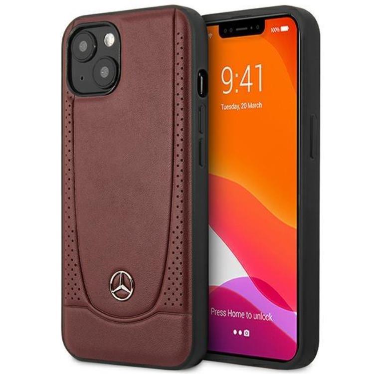Mercedes iPhone 15 Mobilskal Läder Urban - Röd | 2353 | AlltMobil