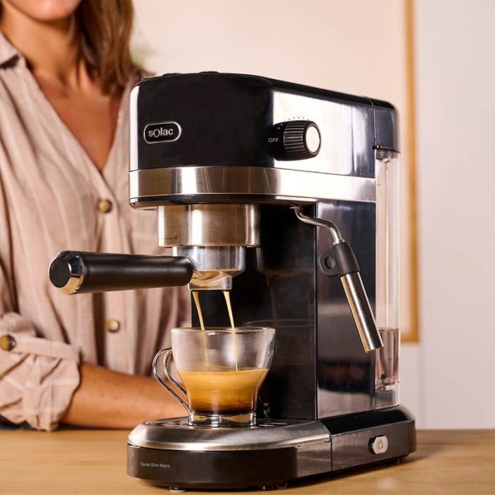 SOLAC - SOLAC Espressomaskin Taste Slim Svart