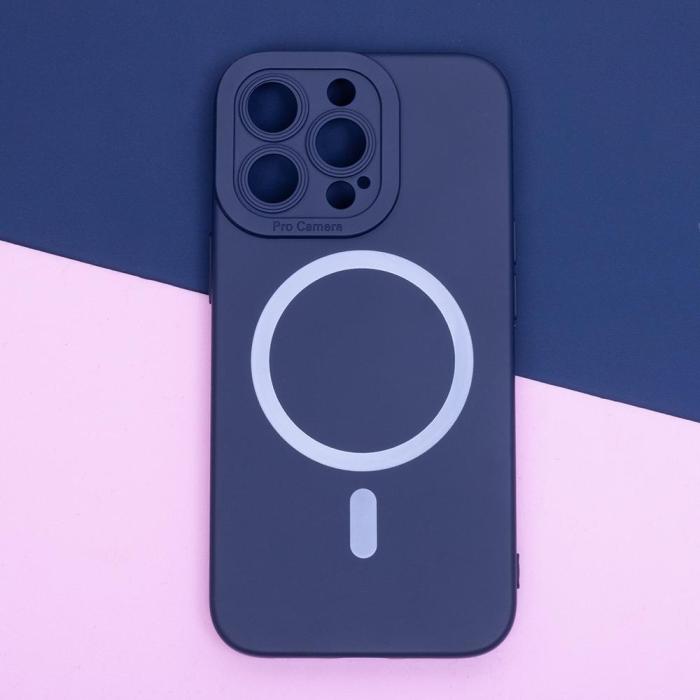 OEM - Silikon Skal till iPhone 13 Pro Mörkblå - Hållbart Skydd