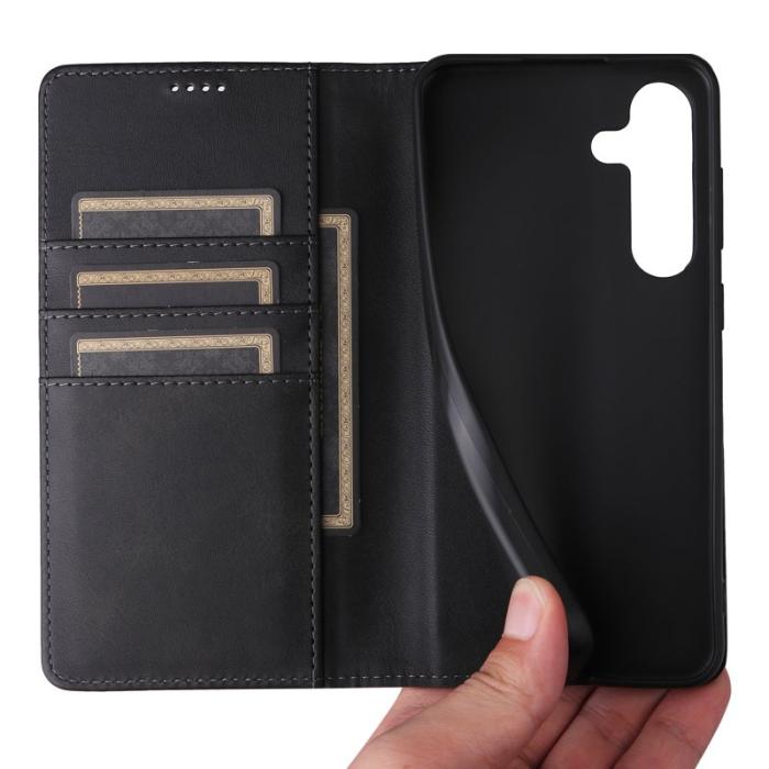 OEM - Plånboksfodral för Samsung Galaxy S26 RFID Blocking Konstläder - Svart
