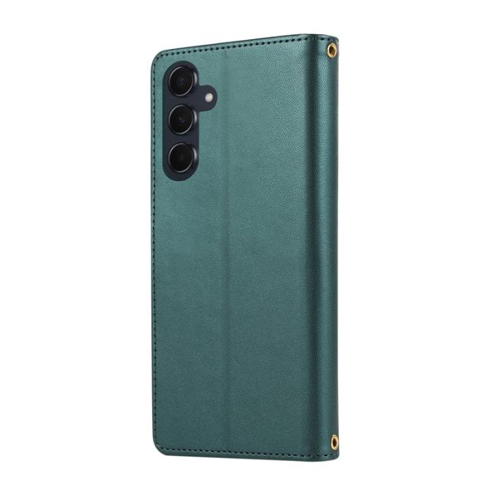 OEM - Mobilfodral för Samsung Galaxy S26 Konstläder Flera kortfack - Grön