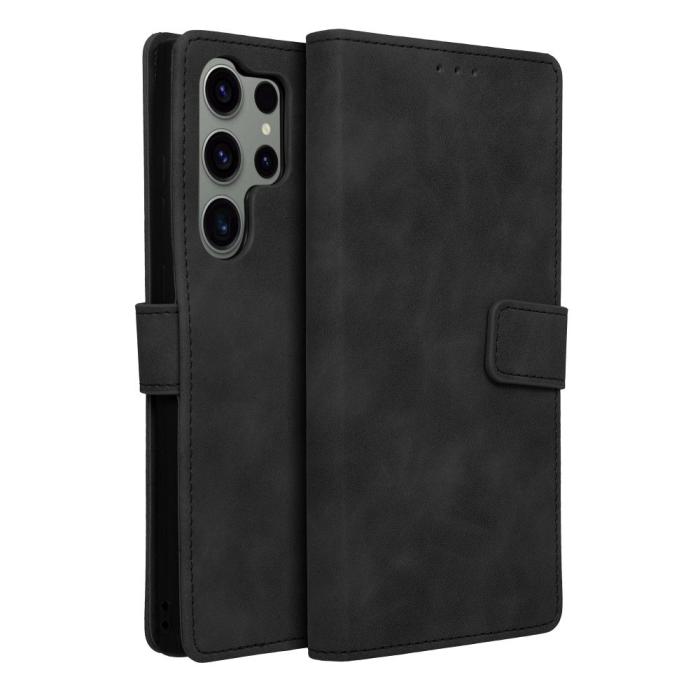 OEM - TENDER plånboksfodral för Samsung Galaxy S23 Ultra svart