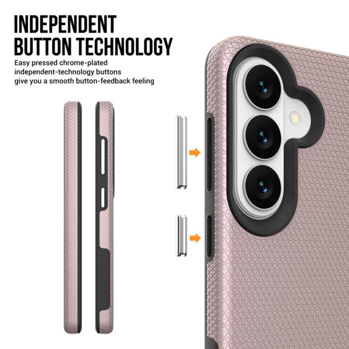 OEM - Mobilskal för Samsung Galaxy S26 Plus TPU + PC Anti-Drop - Roséguld