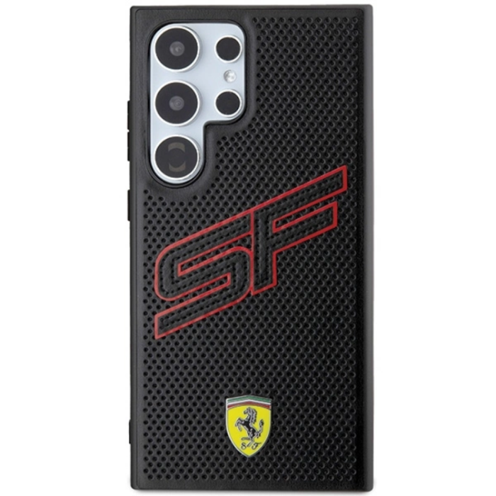 Ferrari - Ferrari Galaxy S24 Ultra Mobilskal Big SF Perforated - Svart