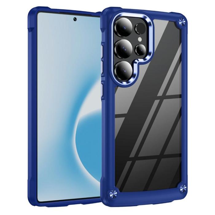 OEM - Mobilskal för Samsung Galaxy S26 Ultra Stötabsorberande PC + TPU - Blå