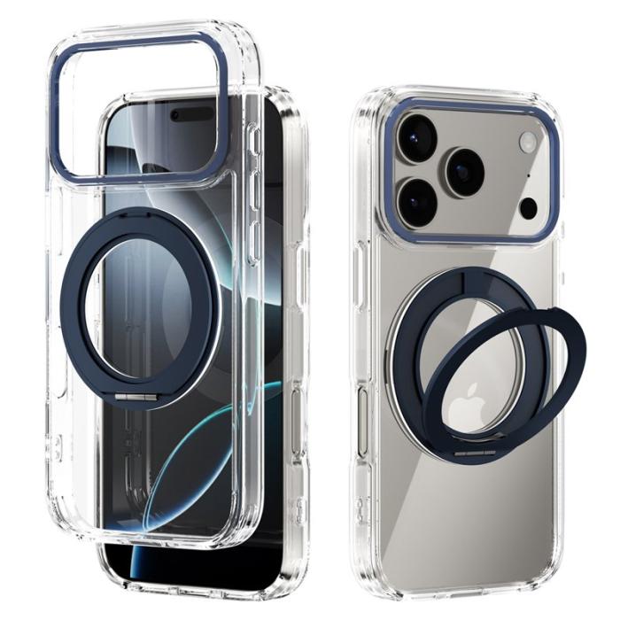 ABEEL - ABEEL Q-LUCK Mobilskal till iPhone 17 Pro Shockproof Blå