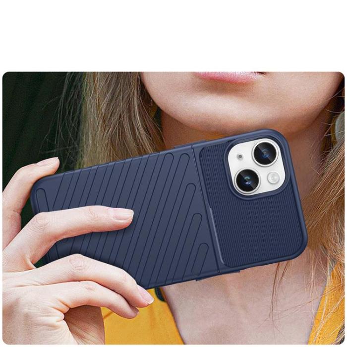 OEM - iPhone 14 Skal Thunder Armored - Blå