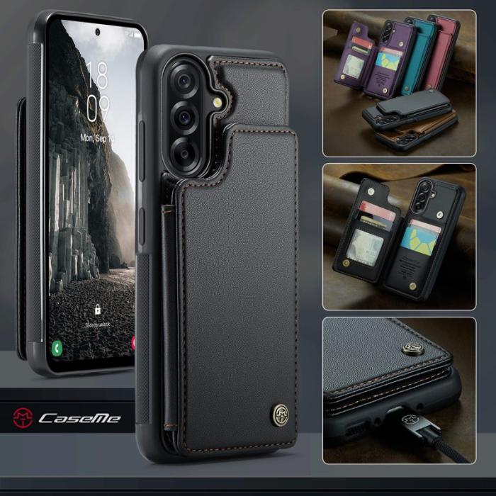 Caseme - CASEME C22 Fodral för Samsung Galaxy A17 5G/4G - Svart