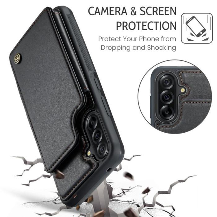 Caseme - CASEME C22 Fodral för Samsung Galaxy A17 5G/4G - Svart