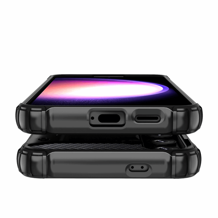 OEM - Galaxy S24 FE Mobilskal Hybrid Armor - Svart