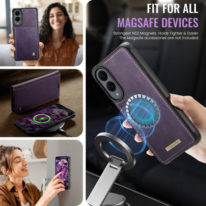 Caseme - CASEME C49 Mobilskal till Samsung Galaxy S25 Edge MagSafe Lila