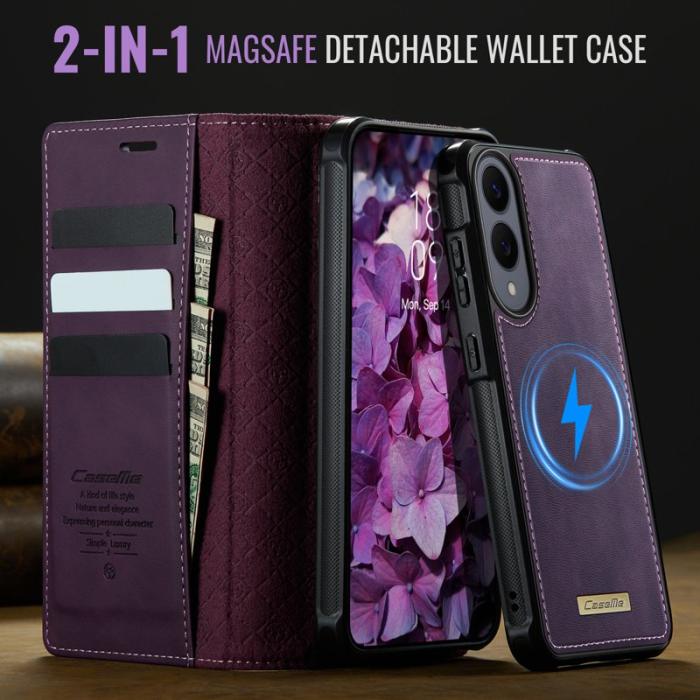 Caseme - CASEME C49 Mobilskal till Samsung Galaxy S25 Edge MagSafe Lila