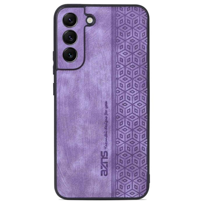 AZNS - AZNS Samsung Galaxy S22 5G Fodral KonstLäder - Lila