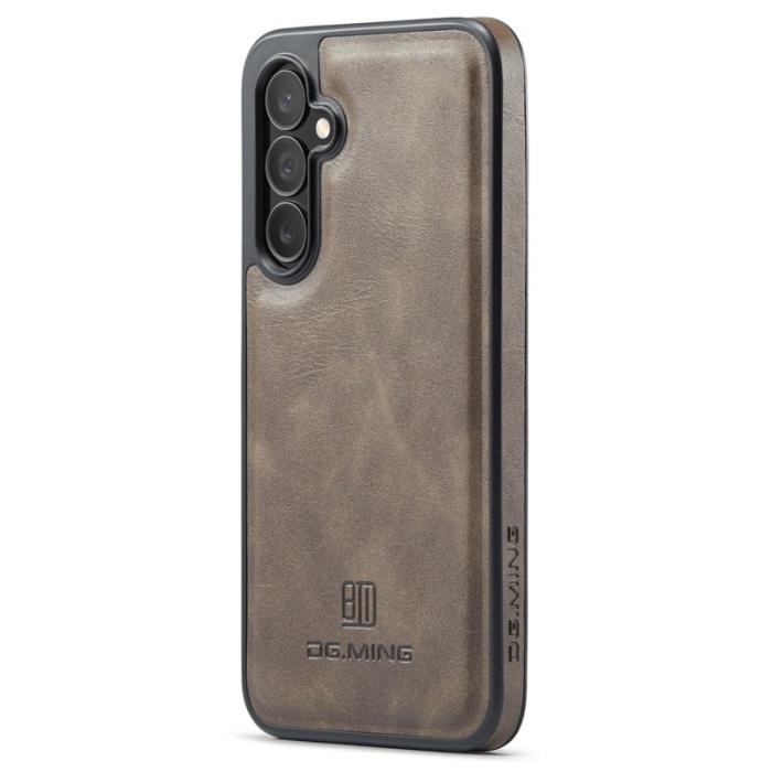 DG.MING - DG.MING Mobilskal till Samsung Galaxy S24 FE Anti-Drop Läder - Brun