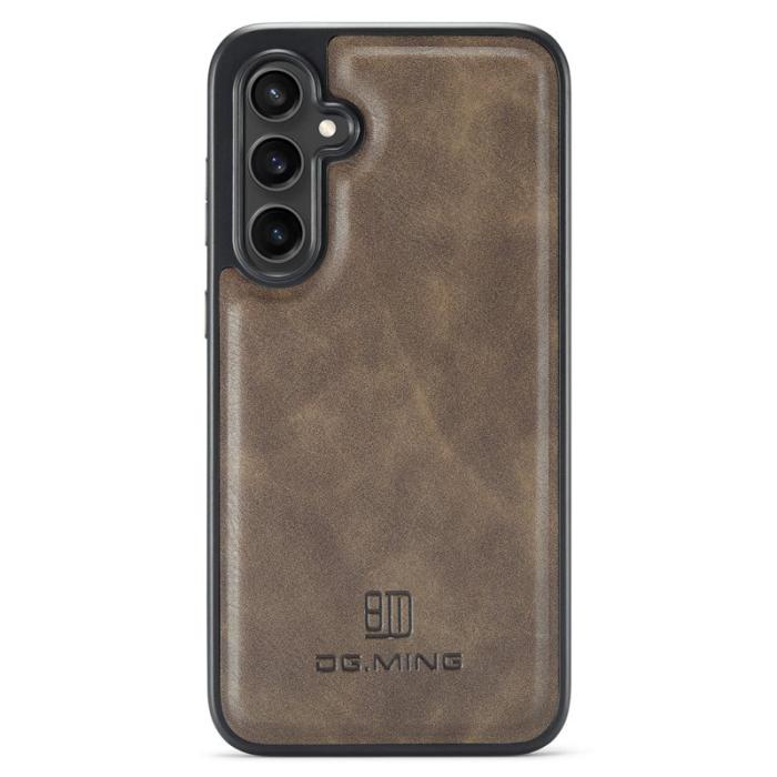 DG.MING - DG.MING Mobilskal till Samsung Galaxy S24 FE Anti-Drop Läder - Brun