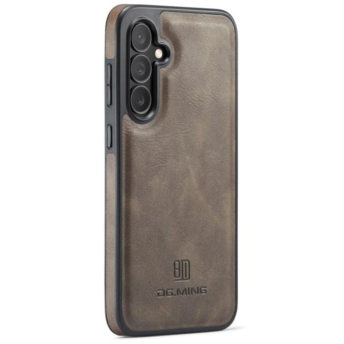 DG.MING - DG.MING Mobilskal till Samsung Galaxy S24 FE Anti-Drop Läder - Brun