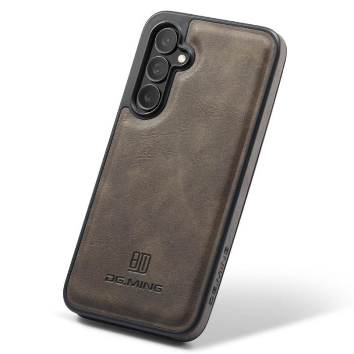 DG.MING - DG.MING Mobilskal till Samsung Galaxy S24 FE Anti-Drop Läder - Brun