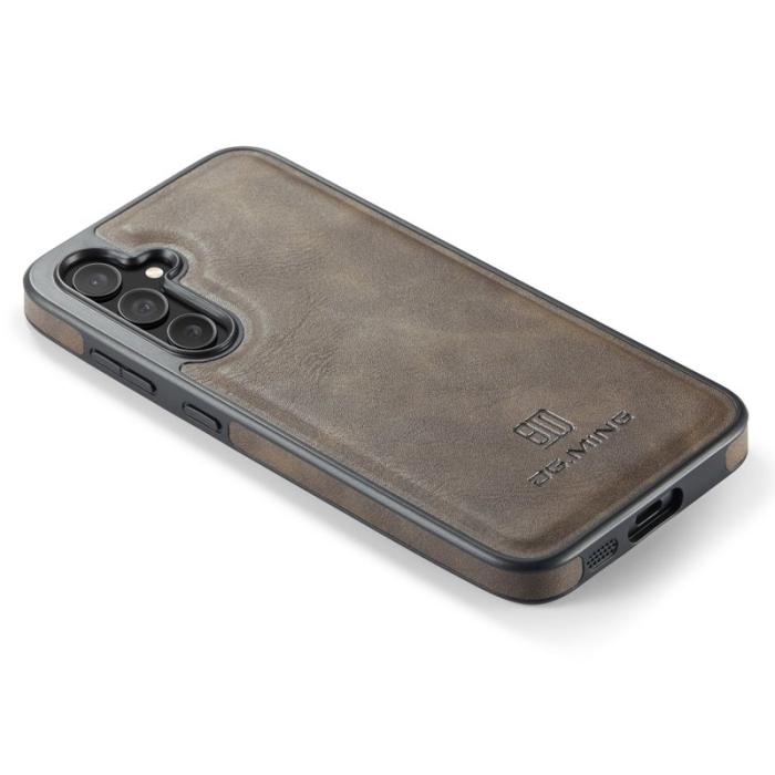 DG.MING - DG.MING Mobilskal till Samsung Galaxy S24 FE Anti-Drop Läder - Brun