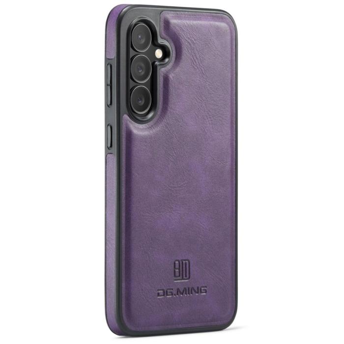 DG.MING - DG.MING Mobilskal till Samsung Galaxy S24 FE Anti-Drop Läder Lila