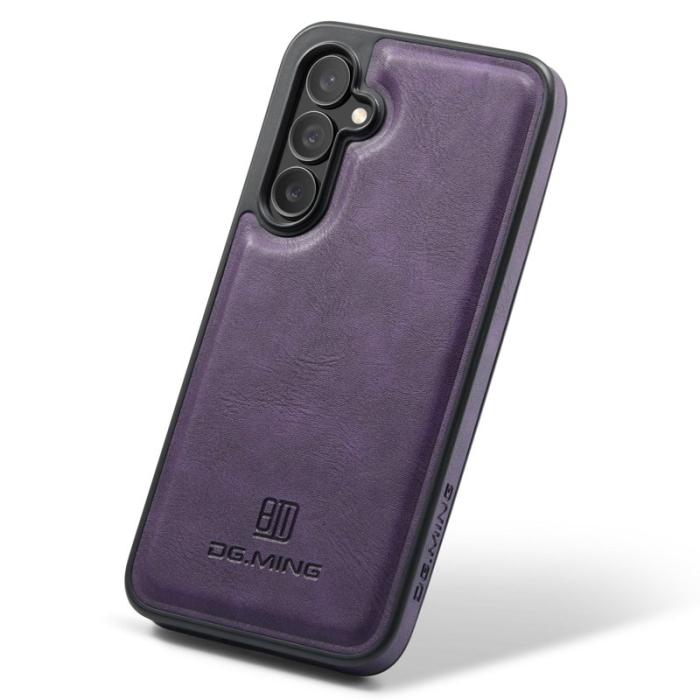 DG.MING - DG.MING Mobilskal till Samsung Galaxy S24 FE Anti-Drop Läder Lila