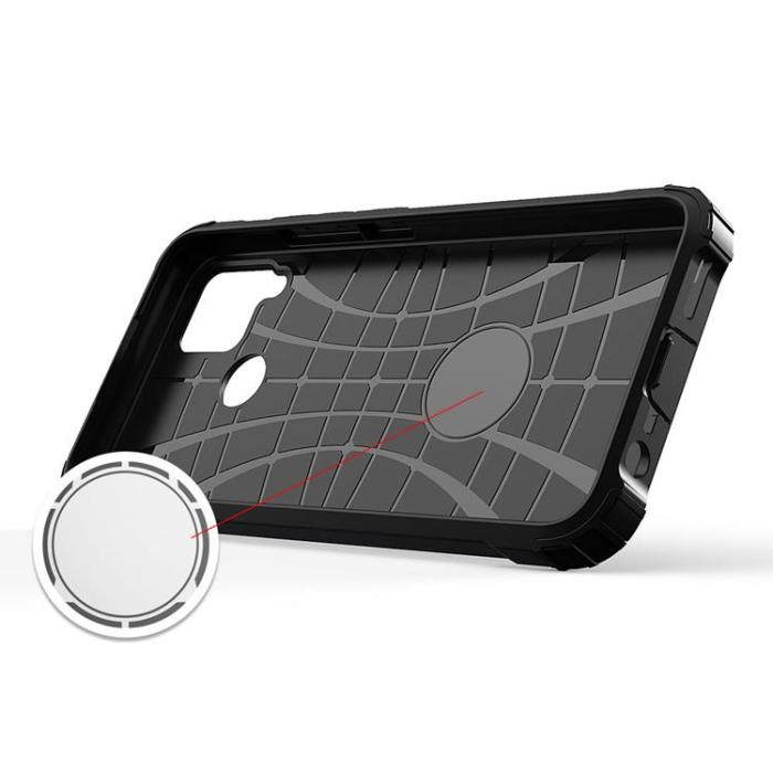 OEM - Realme 10 5G/9i 5G Mobilskal Hybrid Armor - Svart