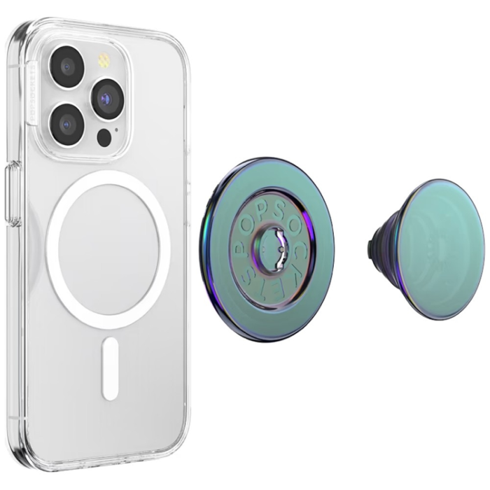PopSockets - PopSockets MagSafe Popuphållare och Stativ Round Nightshade Opalescent