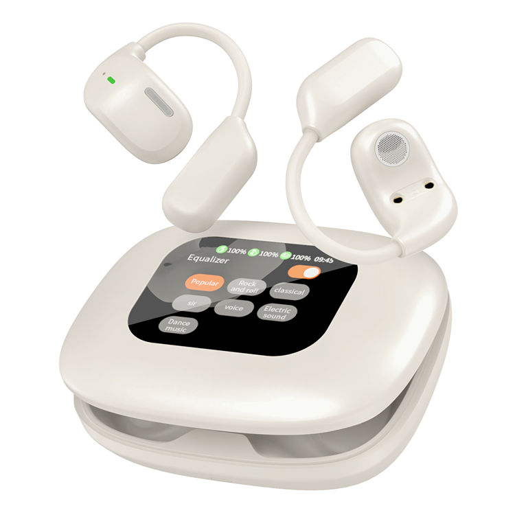 Trådlösa Bluetooth-Hörlurar Sports Ear-hook LX-80 (Beige) | 5566 | AlltMobil