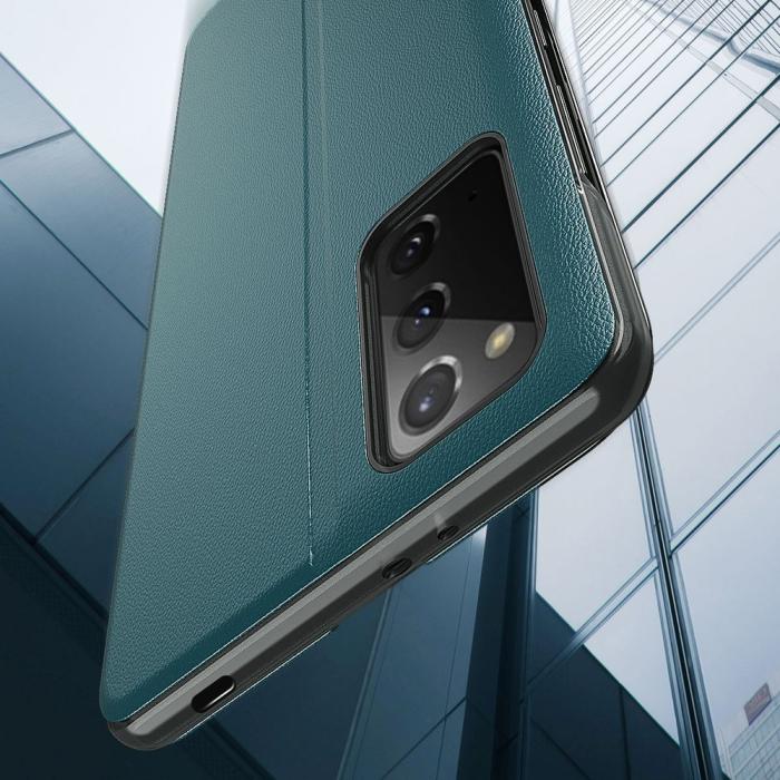 Ruhtel - Eco Läder View Case till Xiaomi Poco M3 / Redmi 9T - Blå