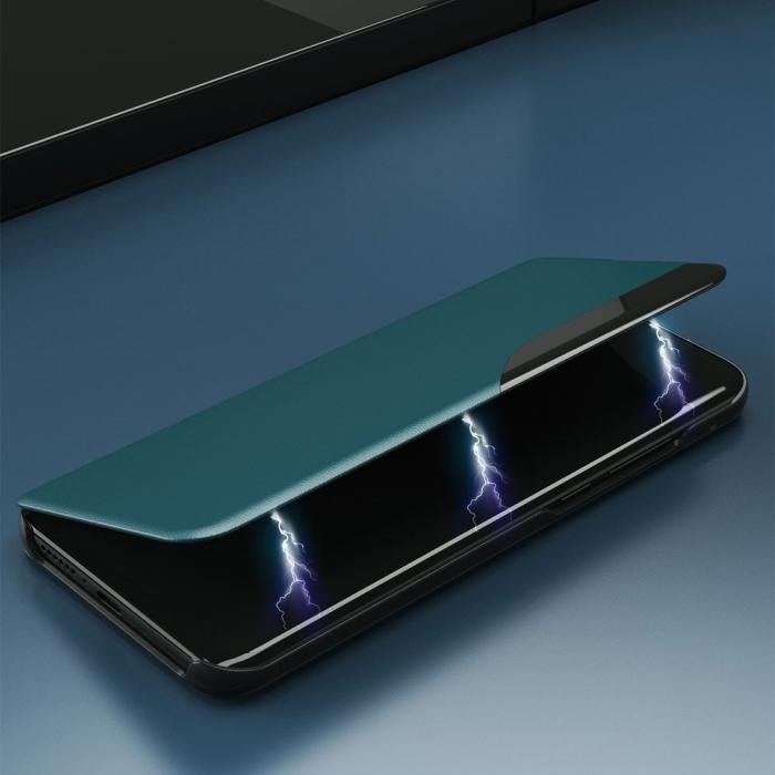 Ruhtel - Eco Läder View Case till Xiaomi Poco M3 / Redmi 9T - Blå