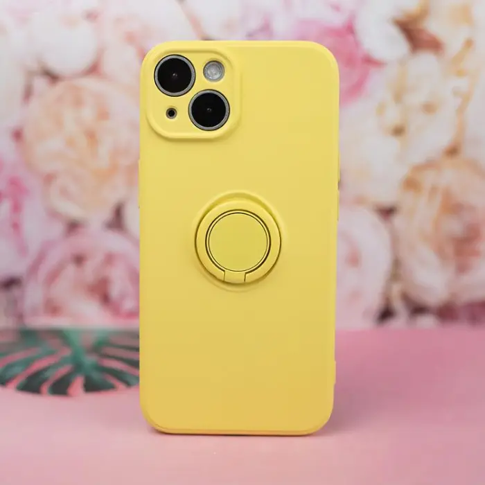 OEM - Xiaomi Redmi Note 13 5G Mobilskal Finger Grip - Gul