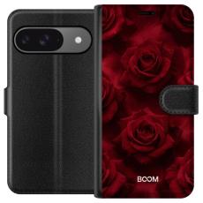 Gustaf - Pl&aring;nboksfodral till Google Pixel 9 med Crimson Rose