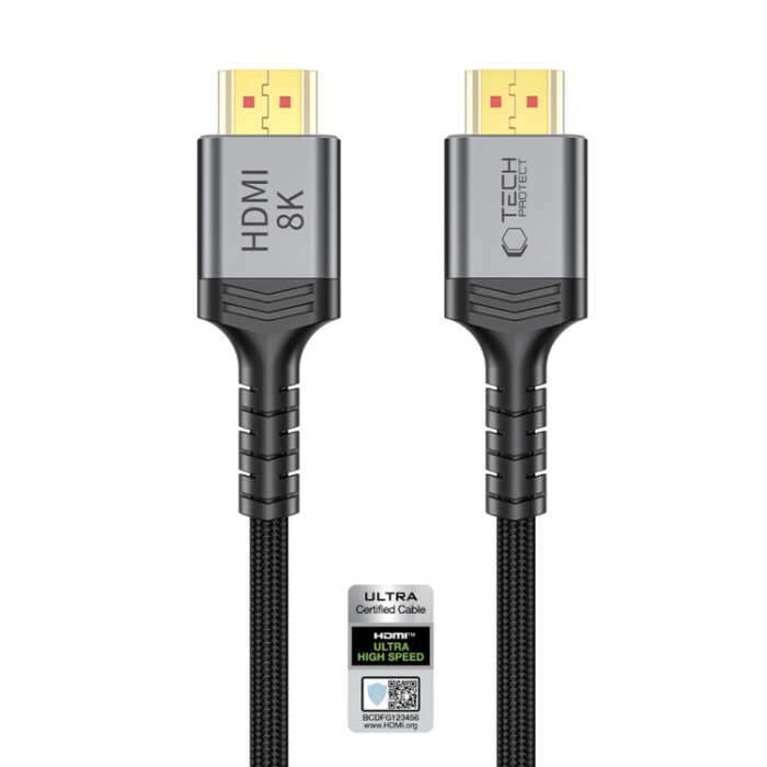 Tech-Protect - Tech-Protect Kabel HDMI 2.1 Ultraboost 2m - Svart