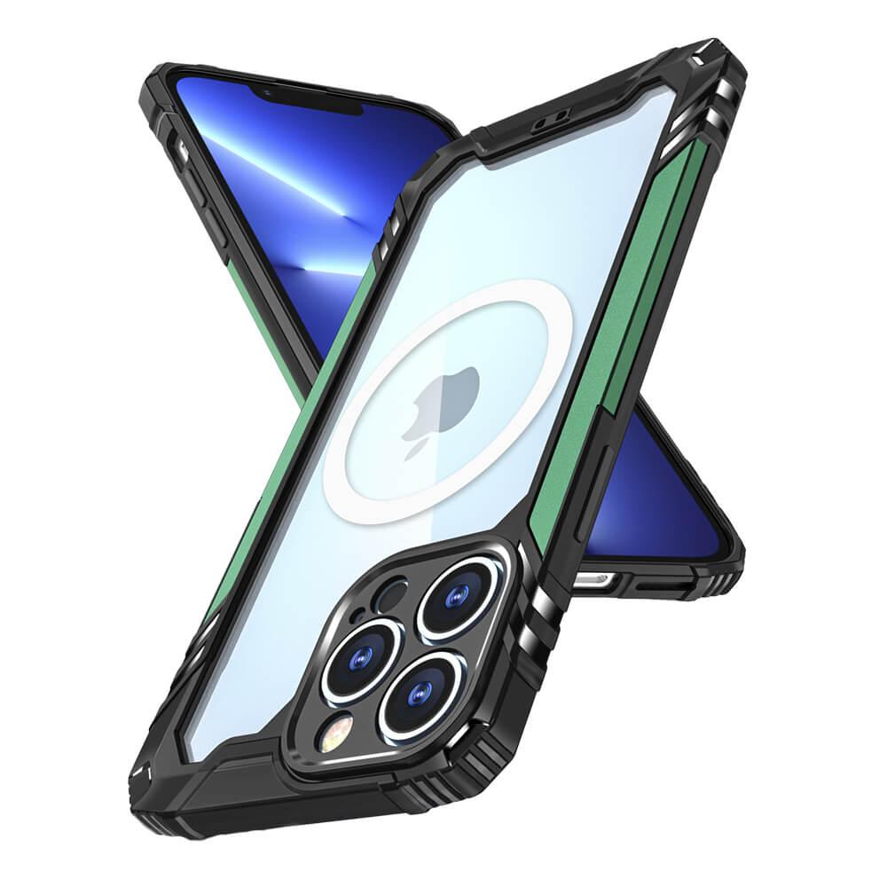iPhone 14 Plus Skal Magsafe Tough Armor - Grön | 2353 | AlltMobil