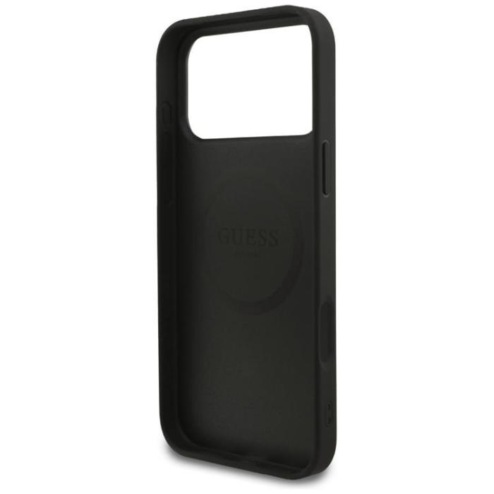 Guess - Guess iPhone 17 Pro Max Mobilskal MagSafe 4G Small Classic Logo - Svart