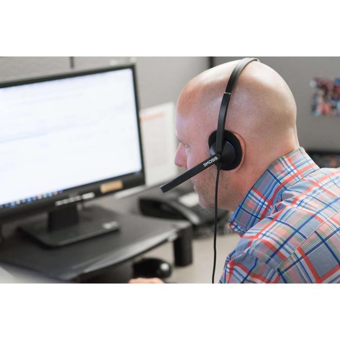 Koss - KOSS Headset CS200-USB On-Ear Mic - Svart