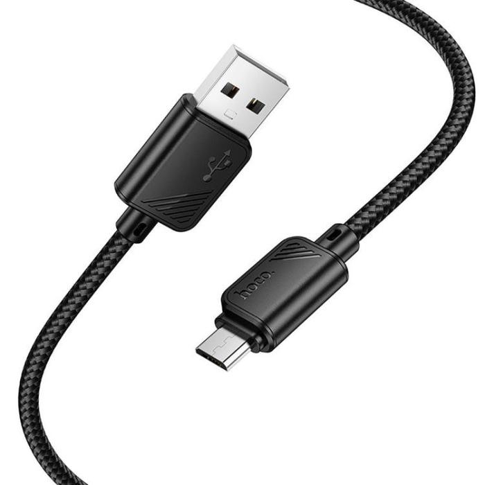 Hoco - HOCO USB-A till Micro-USB Kabel 2.4A X113 1 m - Svart