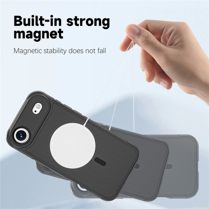 A-One Brand - iPhone Air Mobilskal MagSafe PC + TPU Anti-drop - Svart