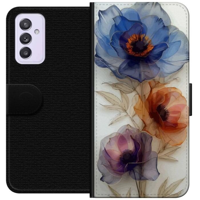 iSecrets - Plånboksfodral till Samsung Galaxy A82 5G med Silkesblommor