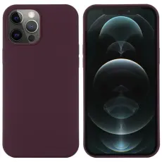 A-One Brand - iPhone 14 Pro Skal Magsafe Silicone Ultra Slim - Vin Röd