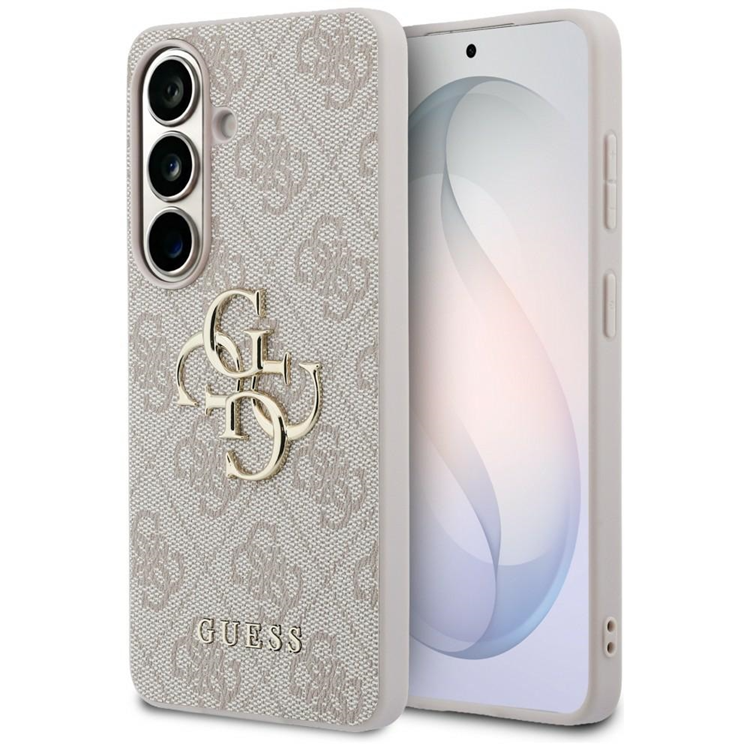 Guess Mobilskal För Galaxy S26 Plus MagSafe 4G Big Metal Logo - Rosa